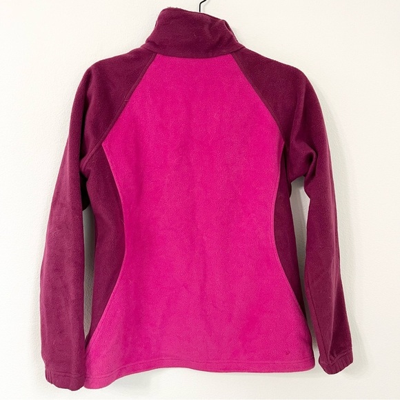 Columbia Fleece Jacket Womens Large Purple Full Zip Omni-Heat - Picture 8 of 8